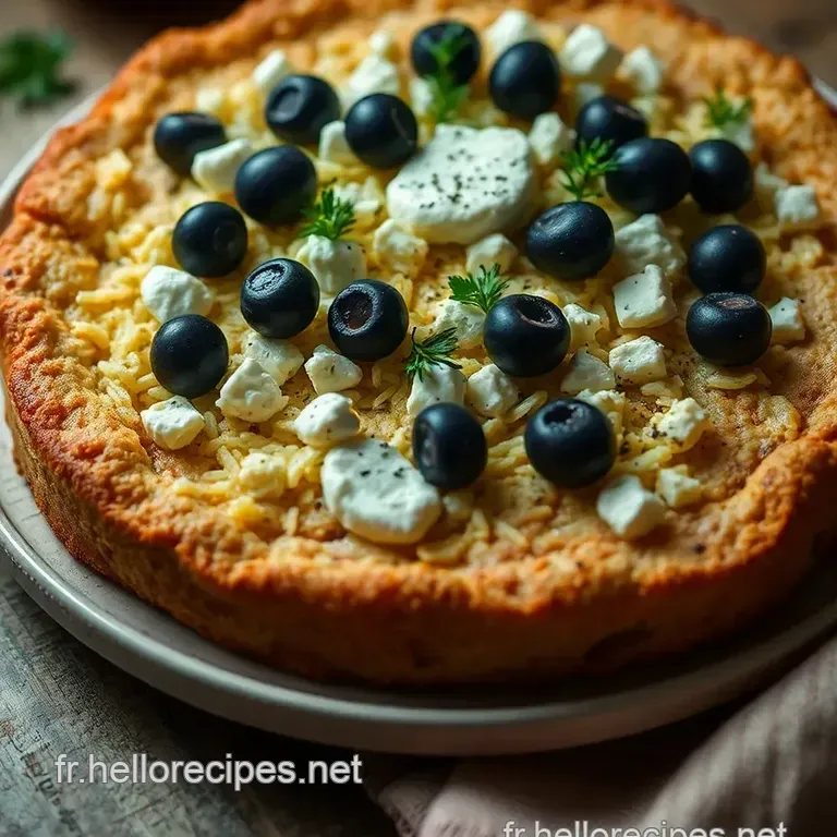 Cake Estival aux Poivrons Grillés Feta Fondante et Olives de Provence presentation