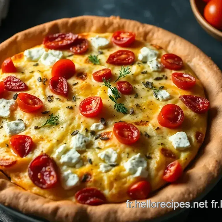 Cake Salé Méditerranéen Facile: Feta Chorizo Tomates!✨