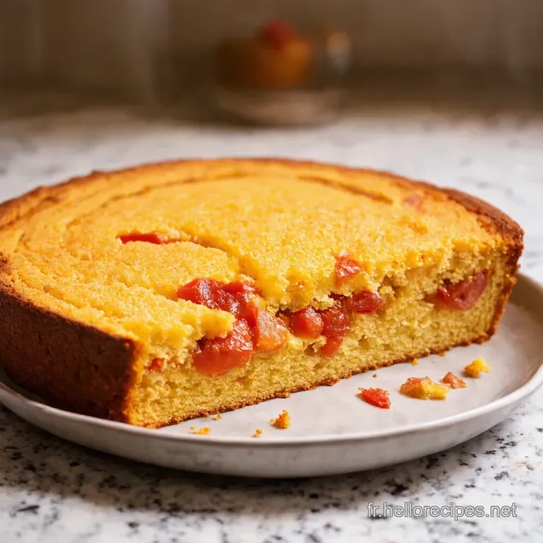 Cake Sal&eacute; Soleil Proven&ccedil;al Tomates S&eacute;ch&eacute;es Feta Et Thym presentation