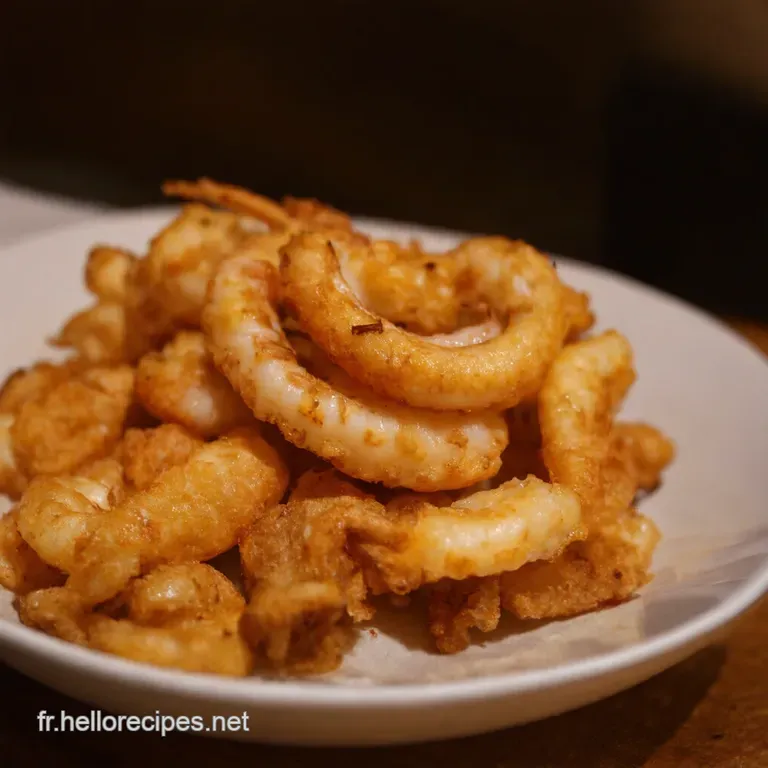 Calamars Frits Croustillants &Agrave; La Proven&ccedil;ale presentation