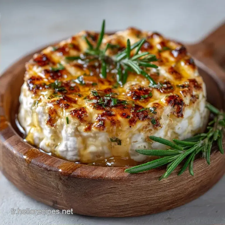 Camembert Grill&eacute; au Barbecue: C&oelig;ur Fondant et Romarin