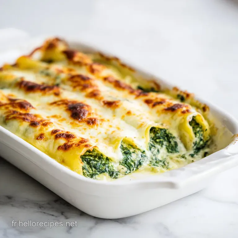 Cannelloni Ricotta et &Eacute;pinards : Fondants et L&eacute;gers