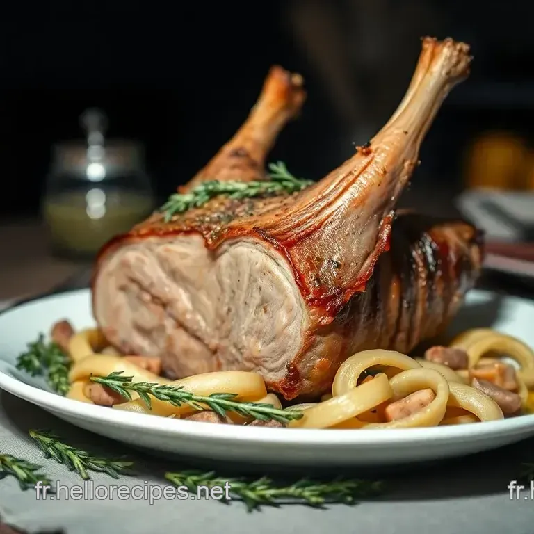 Carré d Agneau Rôti aux Herbes de Provence