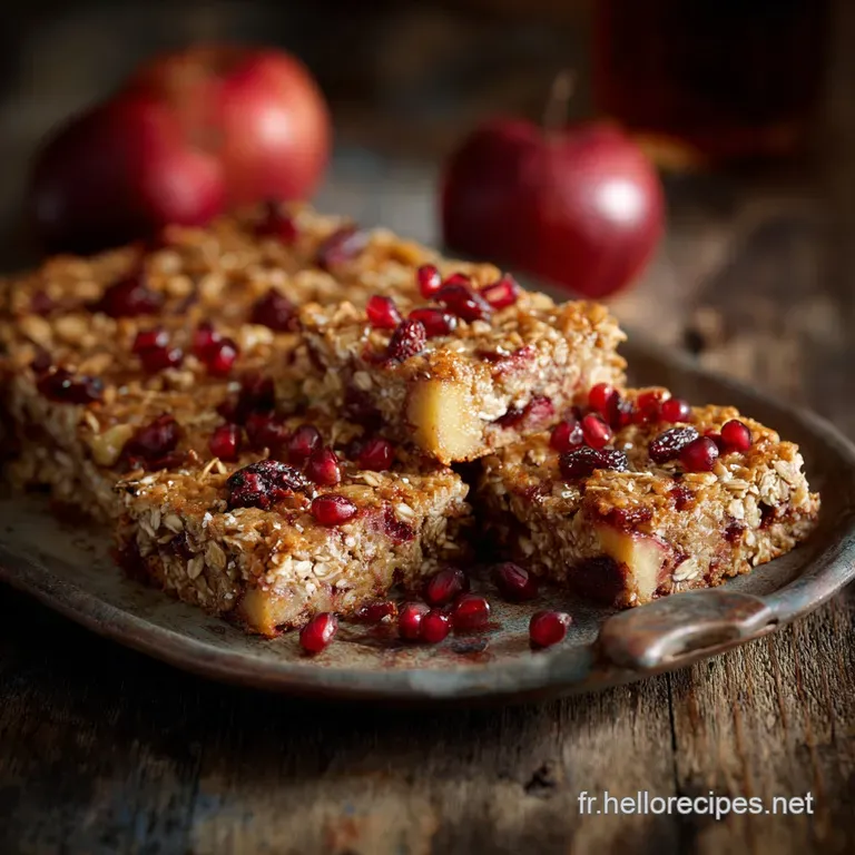 Carr&eacute;s V&eacute;ganes &Agrave; Lavoine Et Aux Pommes Loption Croustillante Et Saine presentation