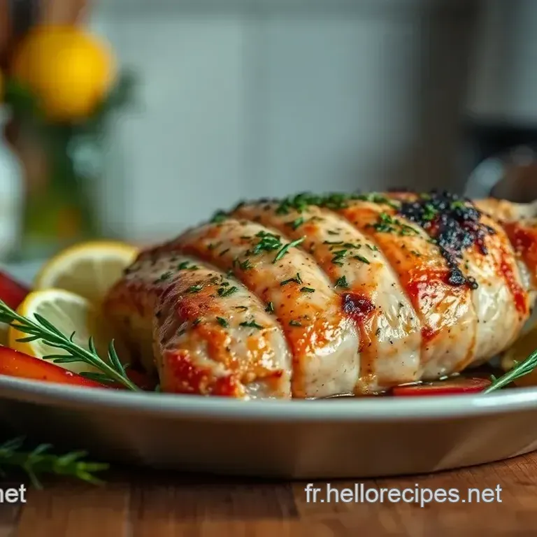 Chapon de Pintade Rôti aux Herbes de Provence : Un Plat Familial Incontournable