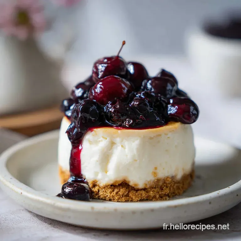 Cheesecake Cr&eacute;meux Aux Myrtilles: Le Meilleur