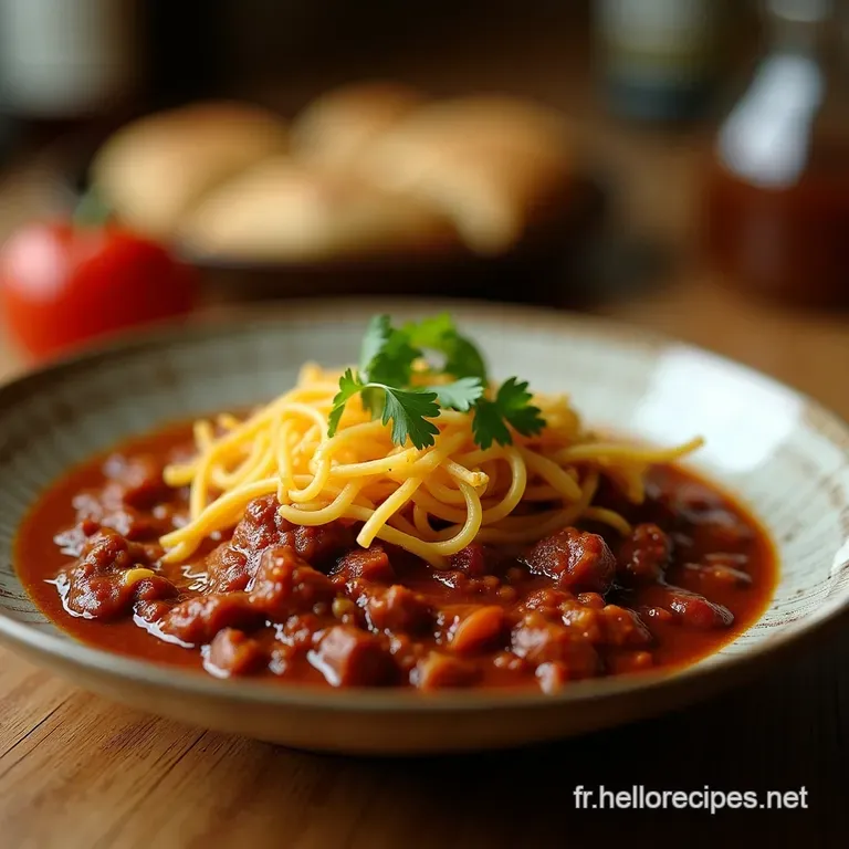 Le Vrai Chili con Carne Un Ragoût TexasMex Enveloppant et Épicé à Mijoter presentation