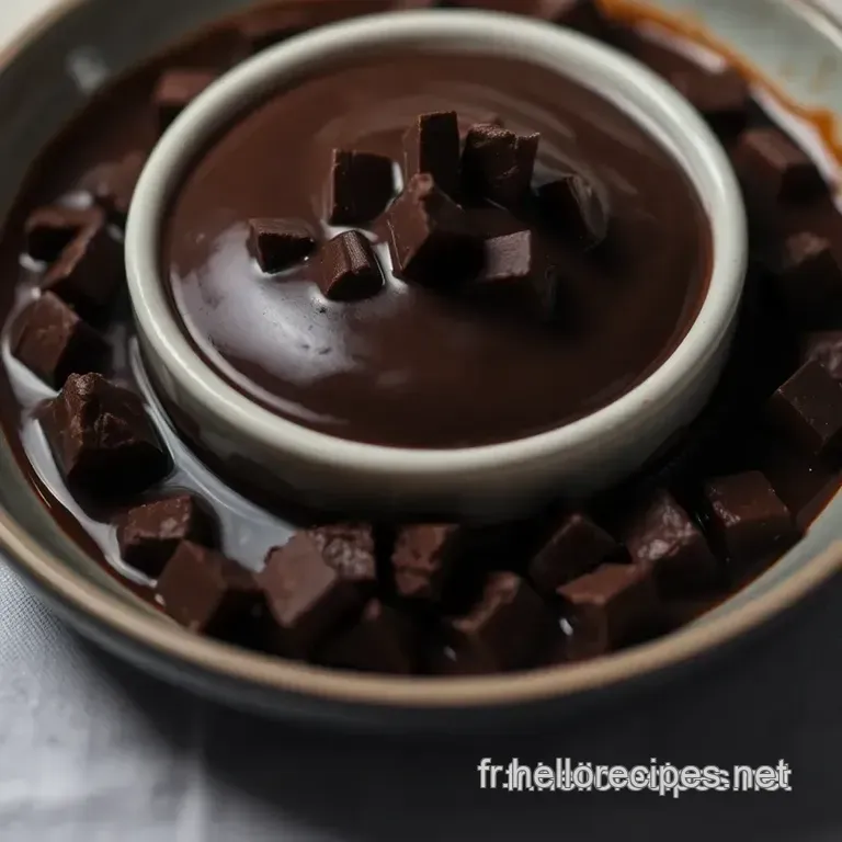 Chocolat au Bain Marie : Le Secret d' une Ganache Parfaite presentation