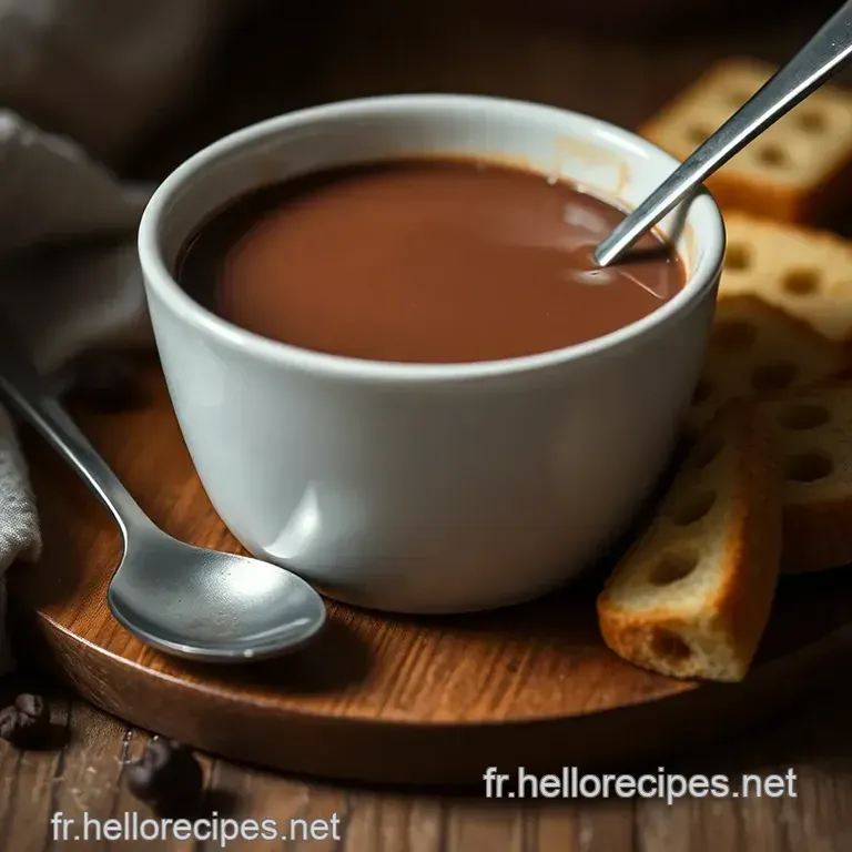 Chocolat Fondu Parfait presentation