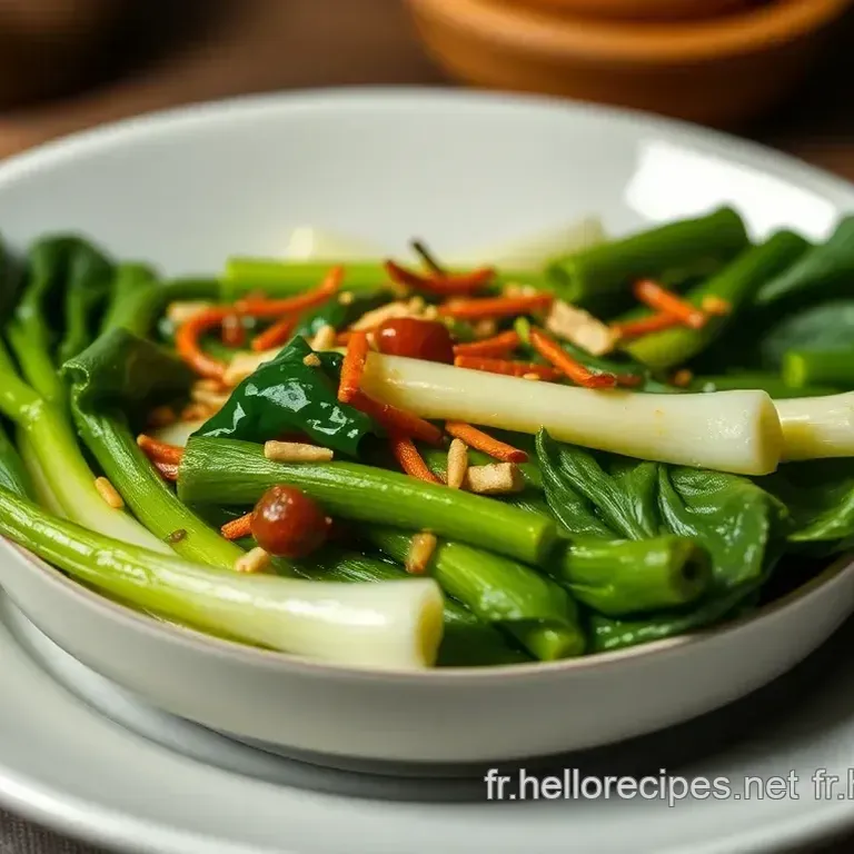 Chou Chinois Sauté aux Saveurs Asiatiques : Une Recette Facile et Savoureuse