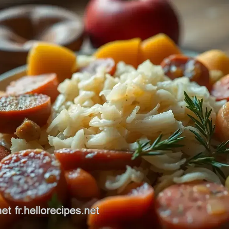 Choucroute Crue: Découvrez le Temps de Cuisson Parfait de Ce Plat Alsacien