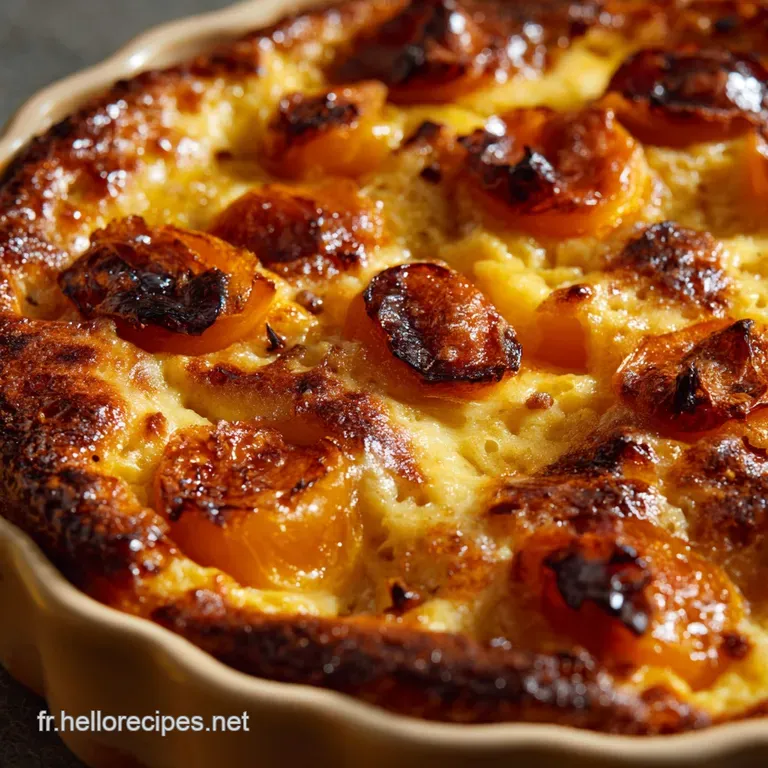 Clafoutis aux Abricots R&ocirc;tis et F&egrave;ve Tonka La Recette GrandM&egrave;re Inratable