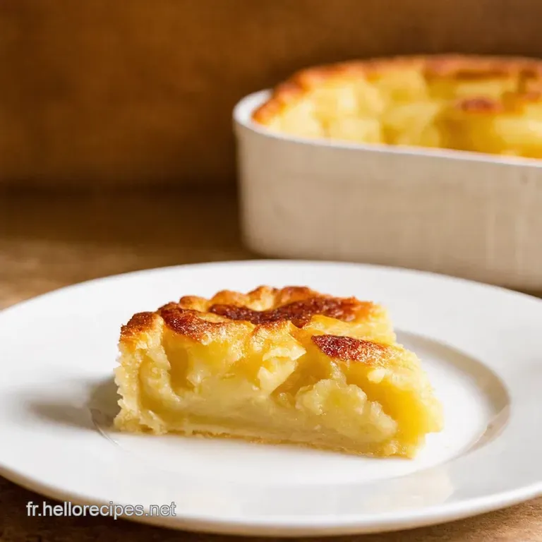 Clafoutis aux Pommes Traditionnel presentation