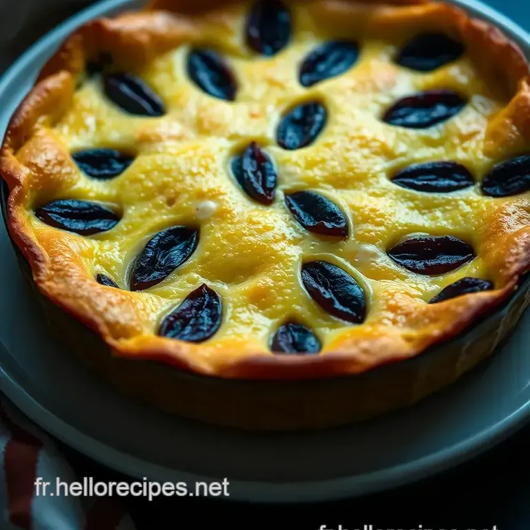 Clafoutis aux Prunes: Un Goût d' Été Français presentation