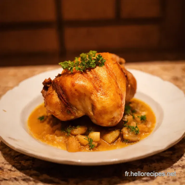 Coco Poulet Évasion Tropicale à Chaque Bouchée presentation