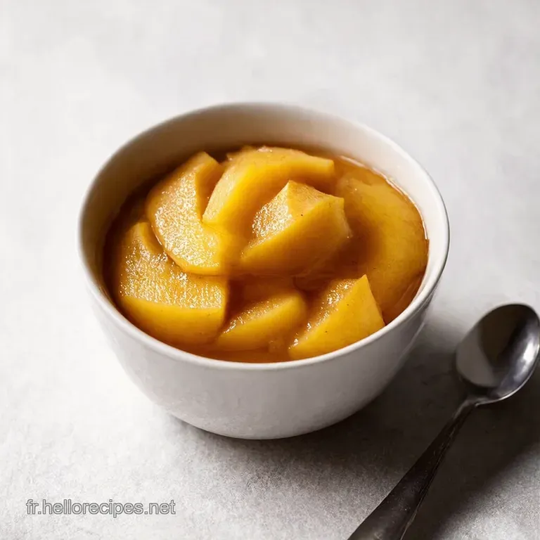 Compote de Pommes Naturelle Sans Sucre Ajouté