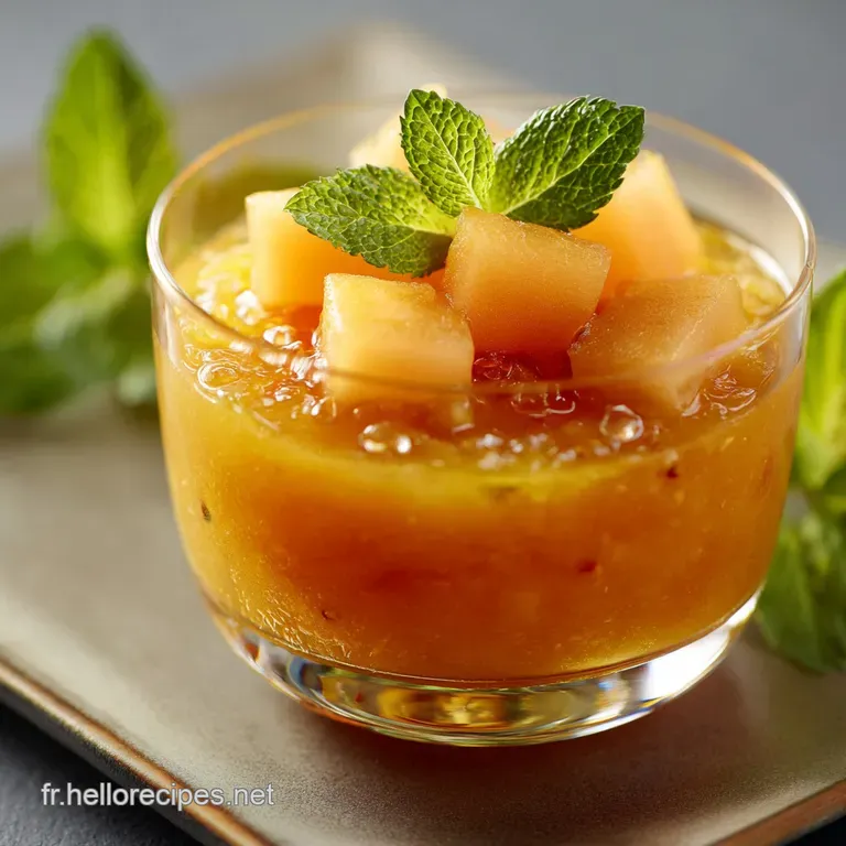 Confiture de melon Charentais &agrave; la Vanille : Le secret dune g&eacute;lification parfaite