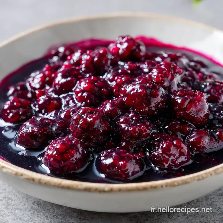 A swirl of dark violet jam on toasted brioche, paired with a silver spoon and a slice of fresh yellow lemon.