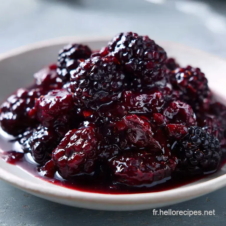 Confiture De M&ucirc;res Maison : Texture Velout&eacute;e