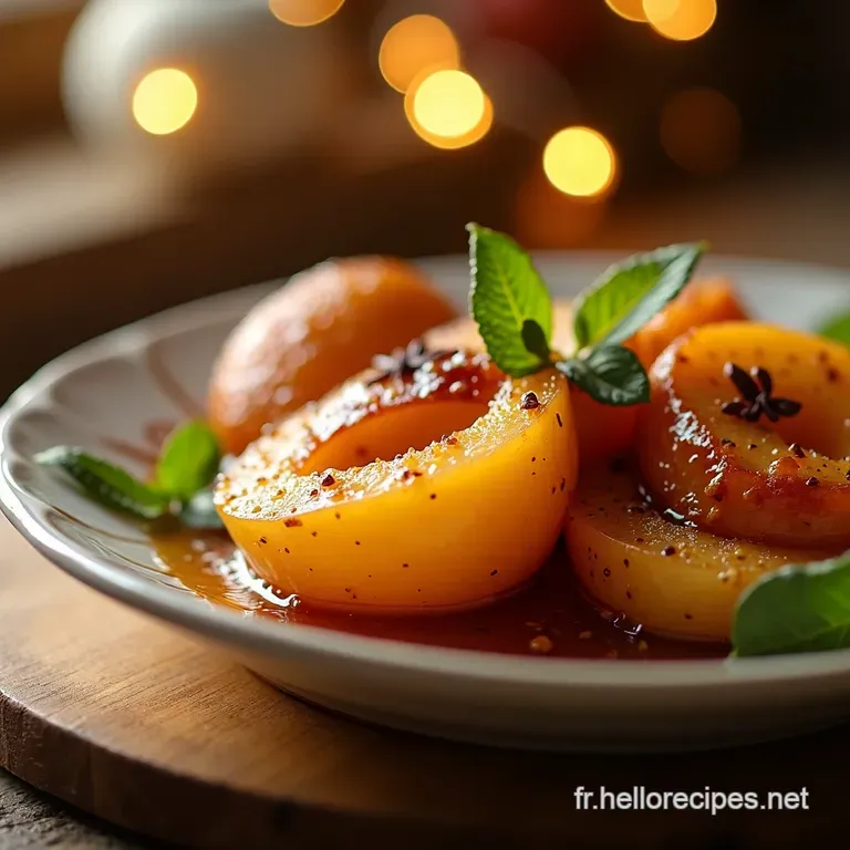 Confiture De No&euml;l Aux Pommes &Eacute;pices Et Agrumes presentation