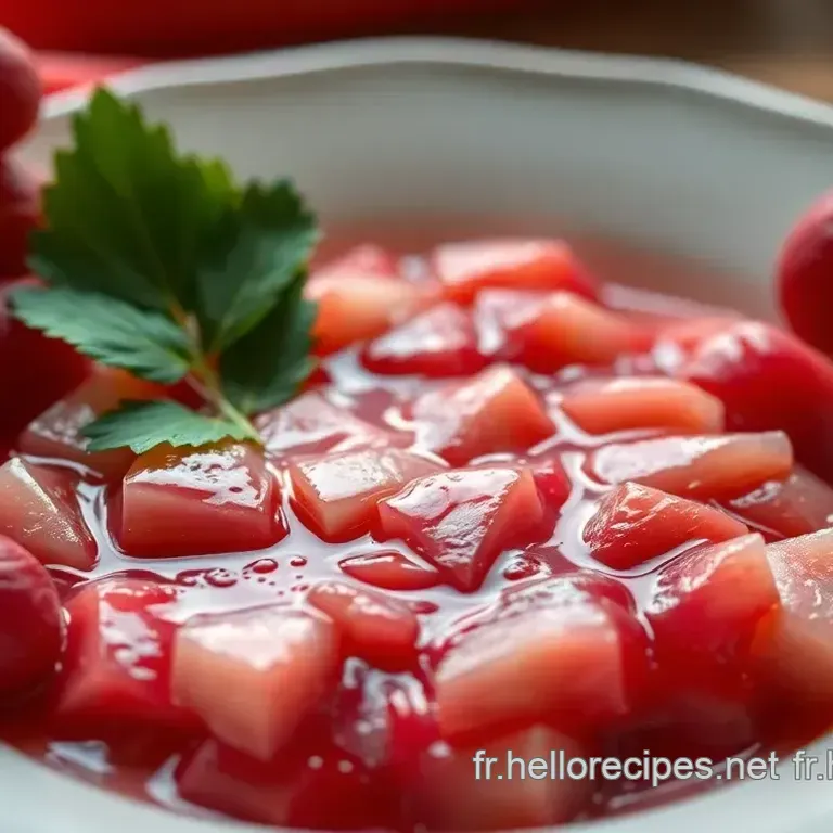 Confiture de Rhubarbe : La Douceur Printanière à Déguster