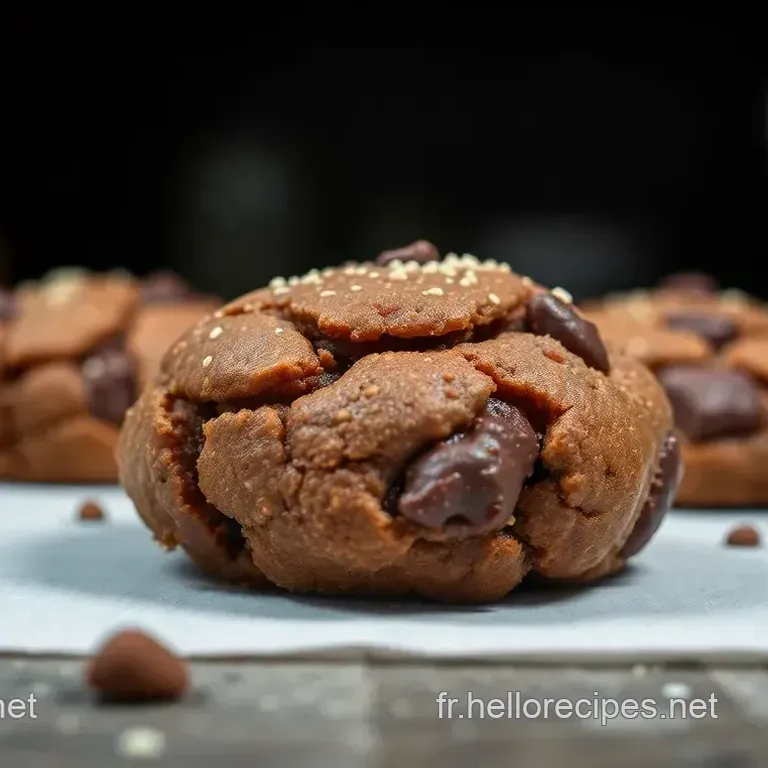 Cookies Sans Farine aux Pépites de Chocolat