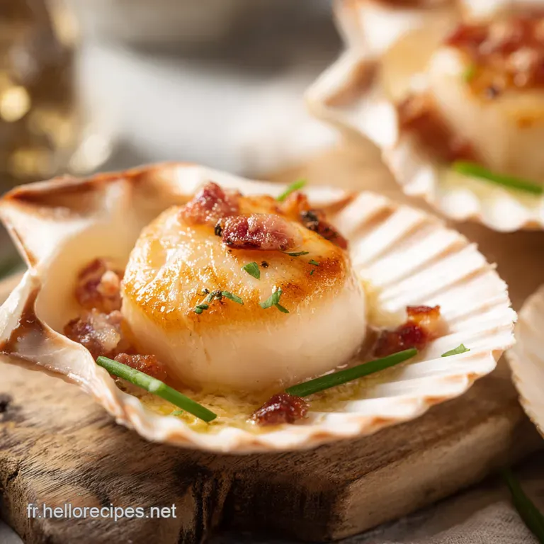 Coquille Saint-Jacques à la Normande: Un Classique Réconfortant presentation