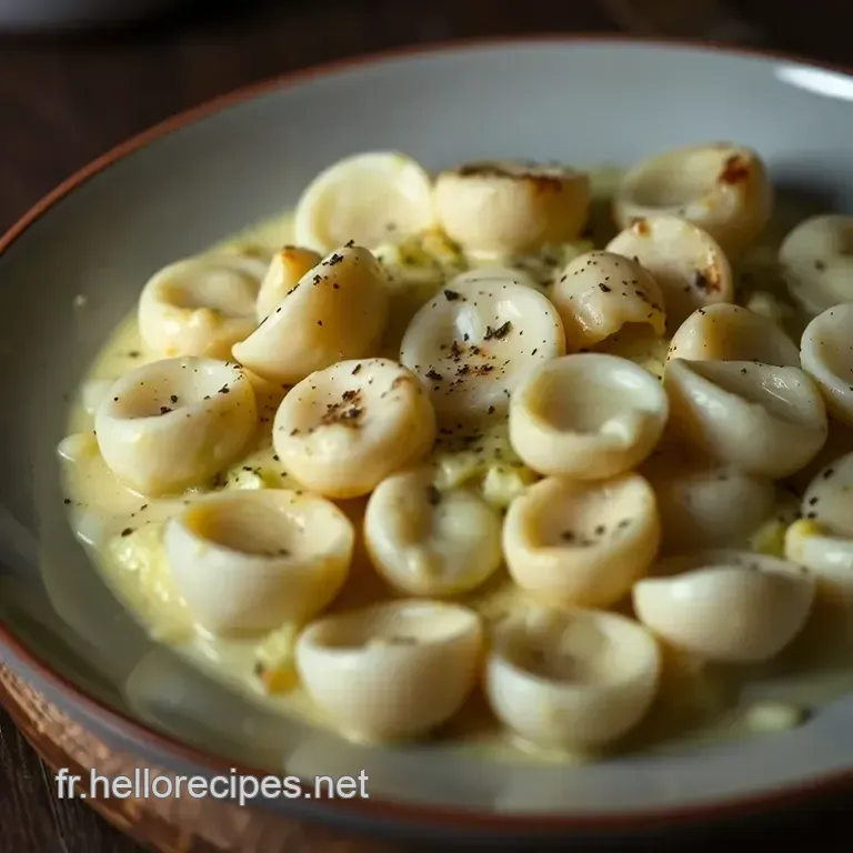 Coquilles Saint-Jacques Gratinées à la Parisienne presentation