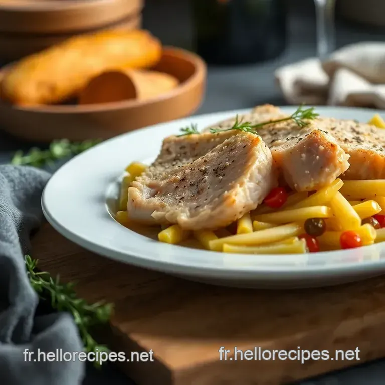 Côtes de Blettes Sautées à la Crème et Noix presentation