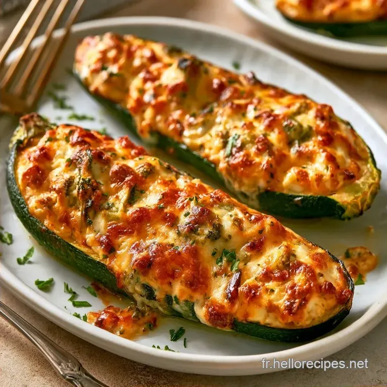 Courgettes Farcies au Ch&egrave;vre Frais