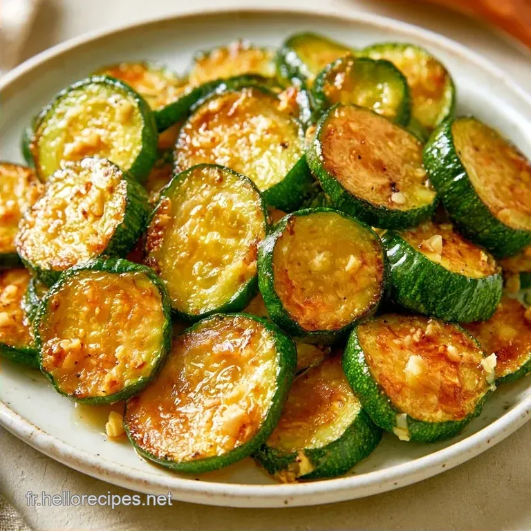 Courgettes Saut&eacute;es &Agrave; L Ail au Beurre Noisette
