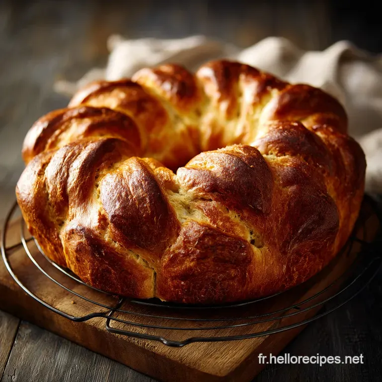 La Couronne Brioch&eacute;e Classique : Un D&eacute;lice Du Dimanche presentation