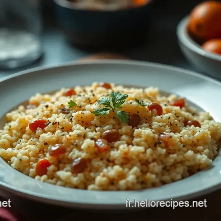 Recette Facile de Sauce Couscous Méditerranéenne aux Saveurs Intenses