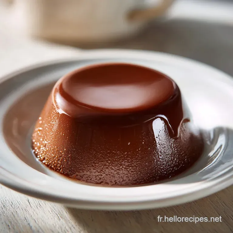 Cr&egrave;me Chocolat Maison Fa&ccedil;on Danette