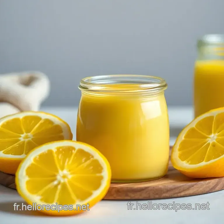 Crème de Citron Ensoleillée: The Perfect Homemade Lemon Curd presentation