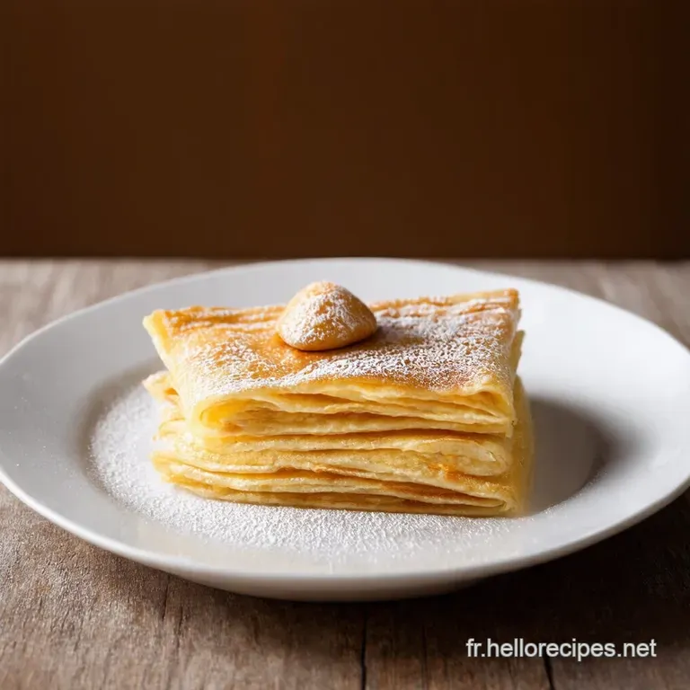 Crêpes à la Maison The Classic 1Liter Milk Crêpe Recipe