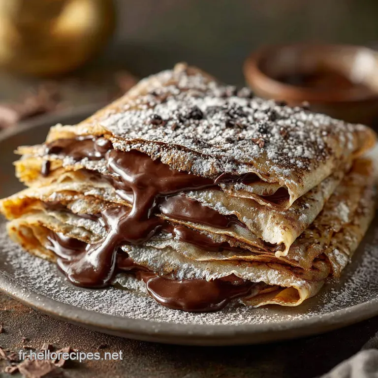 Crêpes au chocolat intense la recette inratable pour un goûter parfait