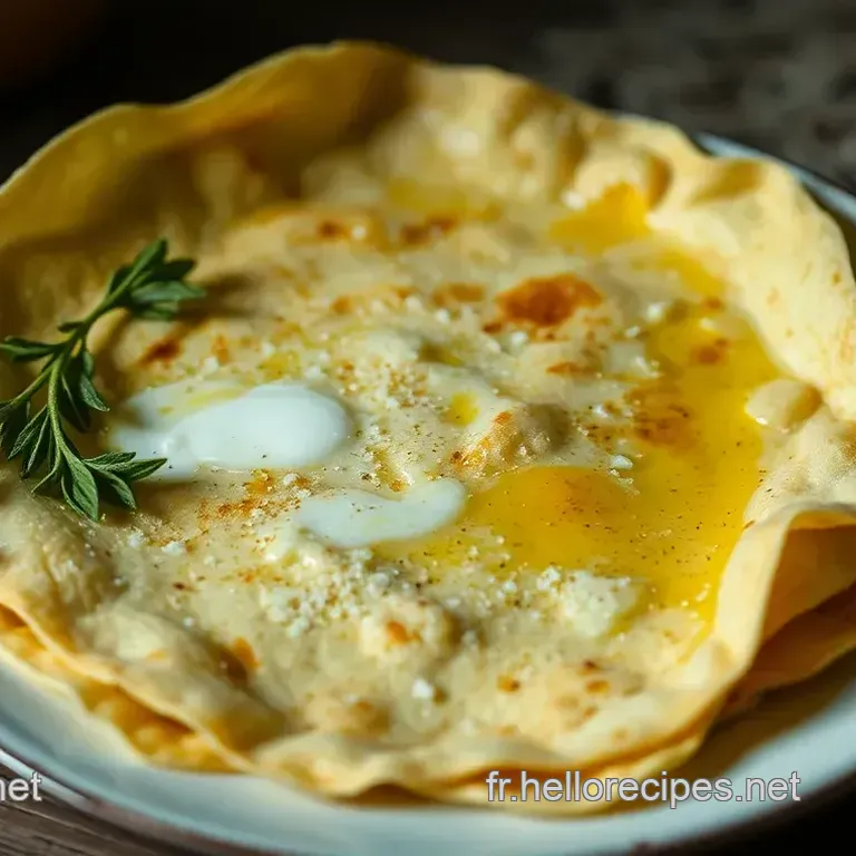 Crêpes aux Épinards et à la Béchamel