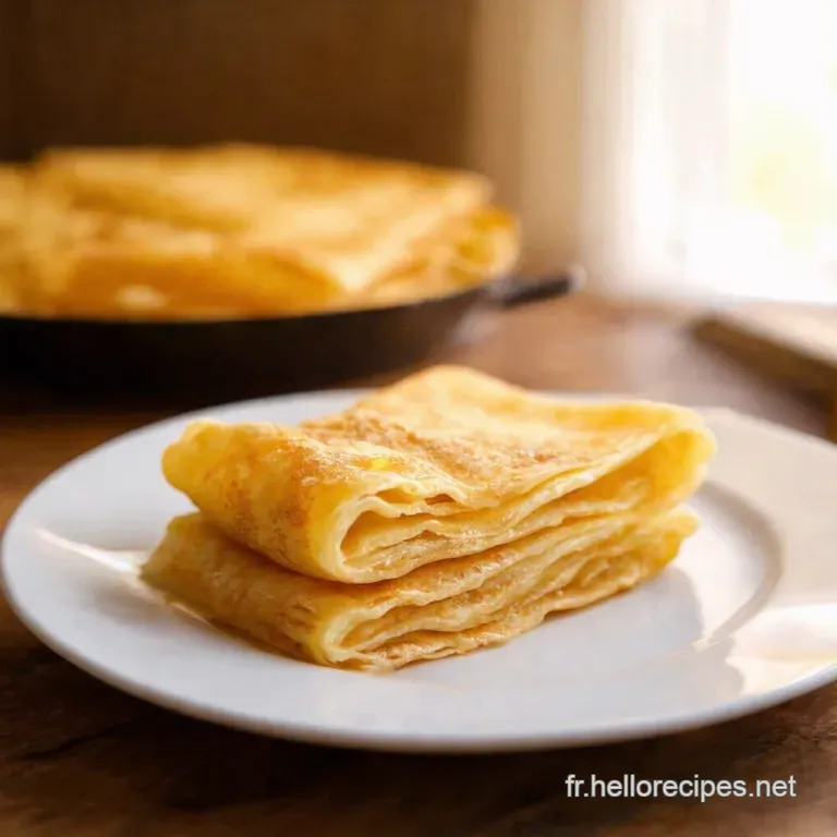 Crêpes Classiques La Recette Inratable presentation
