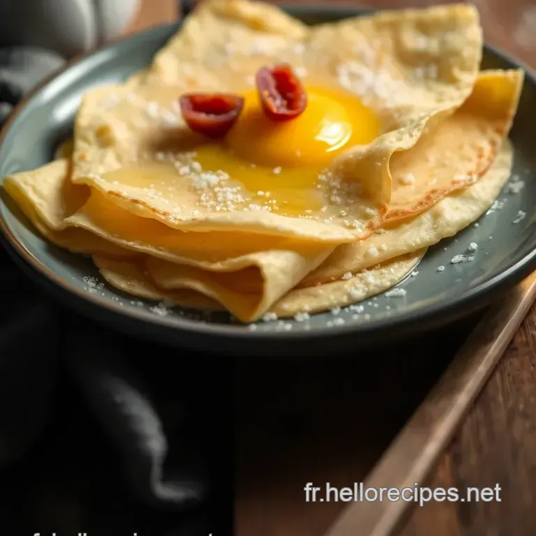 Crêpes Dentelles : Un Croustillant de Délices à la Française presentation