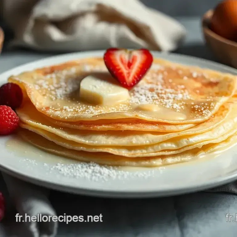Crêpes Recette Sans Repos : Ma Recette Express et Facile !
