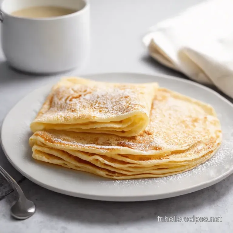 Crêpes Parfaites Recette Crêpe 1L de Lait Facile et Inratable