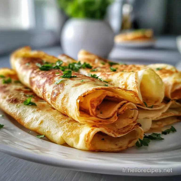 Cr&ecirc;pes Sal&eacute;es Recette Facile
