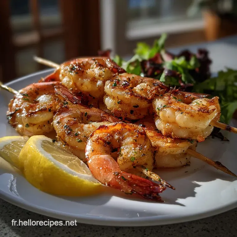 Crevette Ap&eacute;ro Marinade Flash et Citron Vert