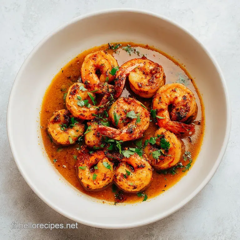 Crevettes Cr&eacute;meuses au Paprika