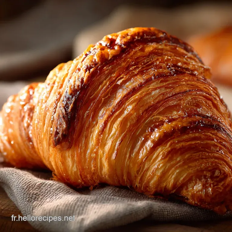 Le Croissant Feuillet&eacute; Classique Technique Du Tourage Facile presentation