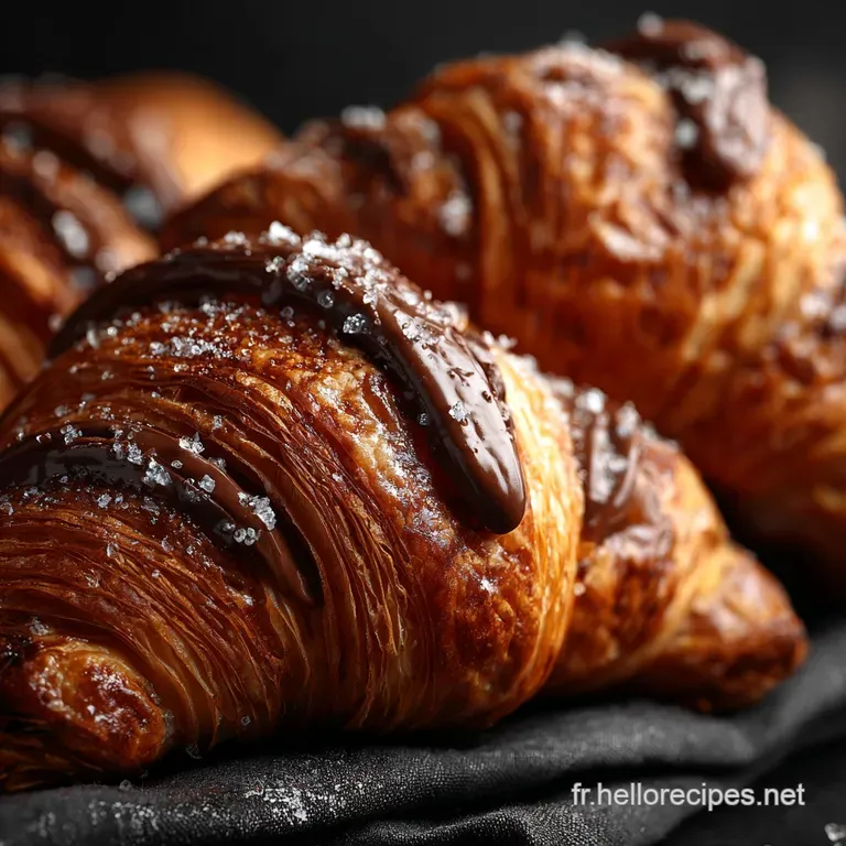 Croissants au chocolat et caf&eacute; : Le secret du feuilletage