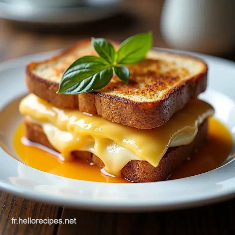 Croque Madame Ch&egrave;vre Un Classique Revisit&eacute;