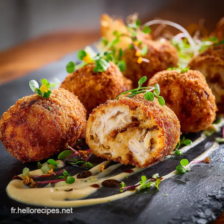 Les Croquettes de Poulet Dorées Le Secret du Cœur Fondant