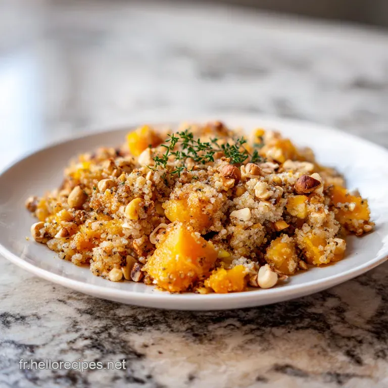 Crumble Sal&eacute; Potimarron Rustique